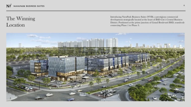 Fasad Corner NavaPark Business Suites BSD City