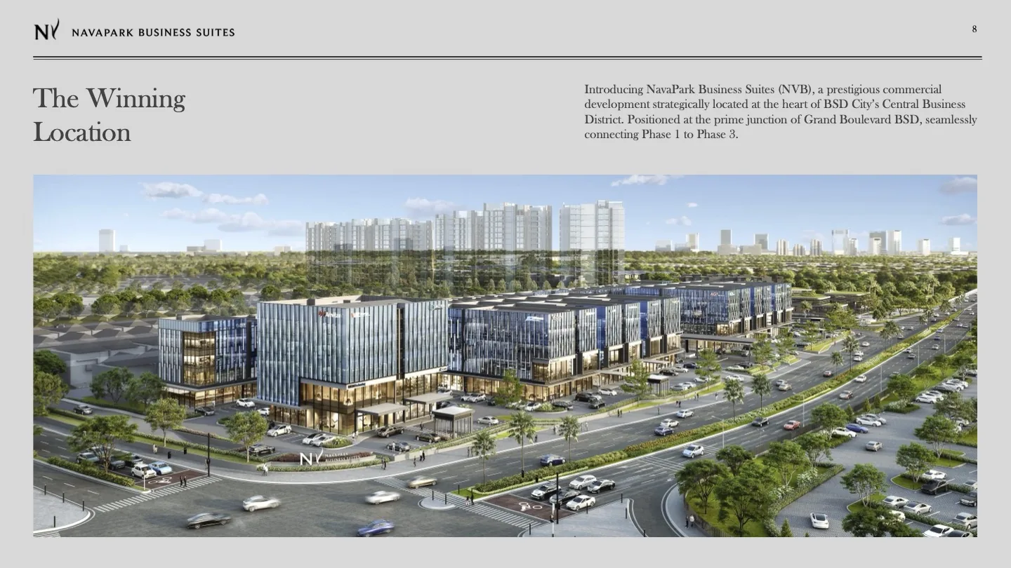 Navapark Business Suites — Grand Boulevard BSD City