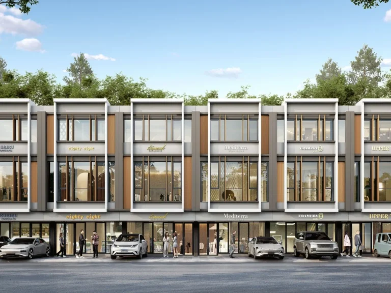 Variasi fasad ruko Comersio, BSD City