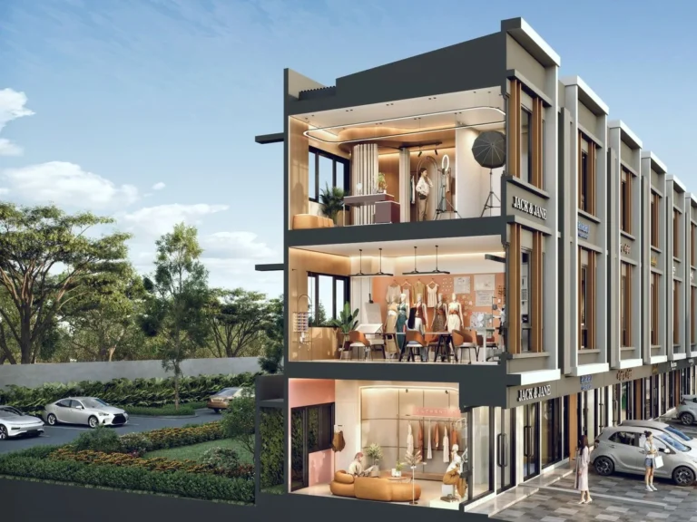 Ruko 3 lantai Comersio untuk beberapa jenis usaha, BSD City