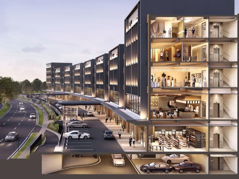 Potongan gedung North Point Two dan isi tiap lantai, BSD City