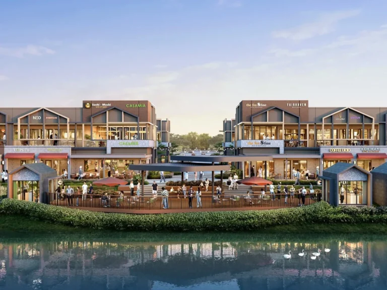 Ruko West Lakeside di tepi danau BSD City