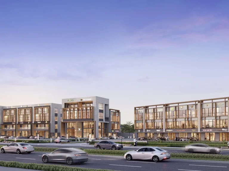 West Village Business Park dari boulevard ROW 42