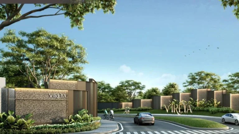 Gerbang South Gate Vireya BSD City arah Bintaro